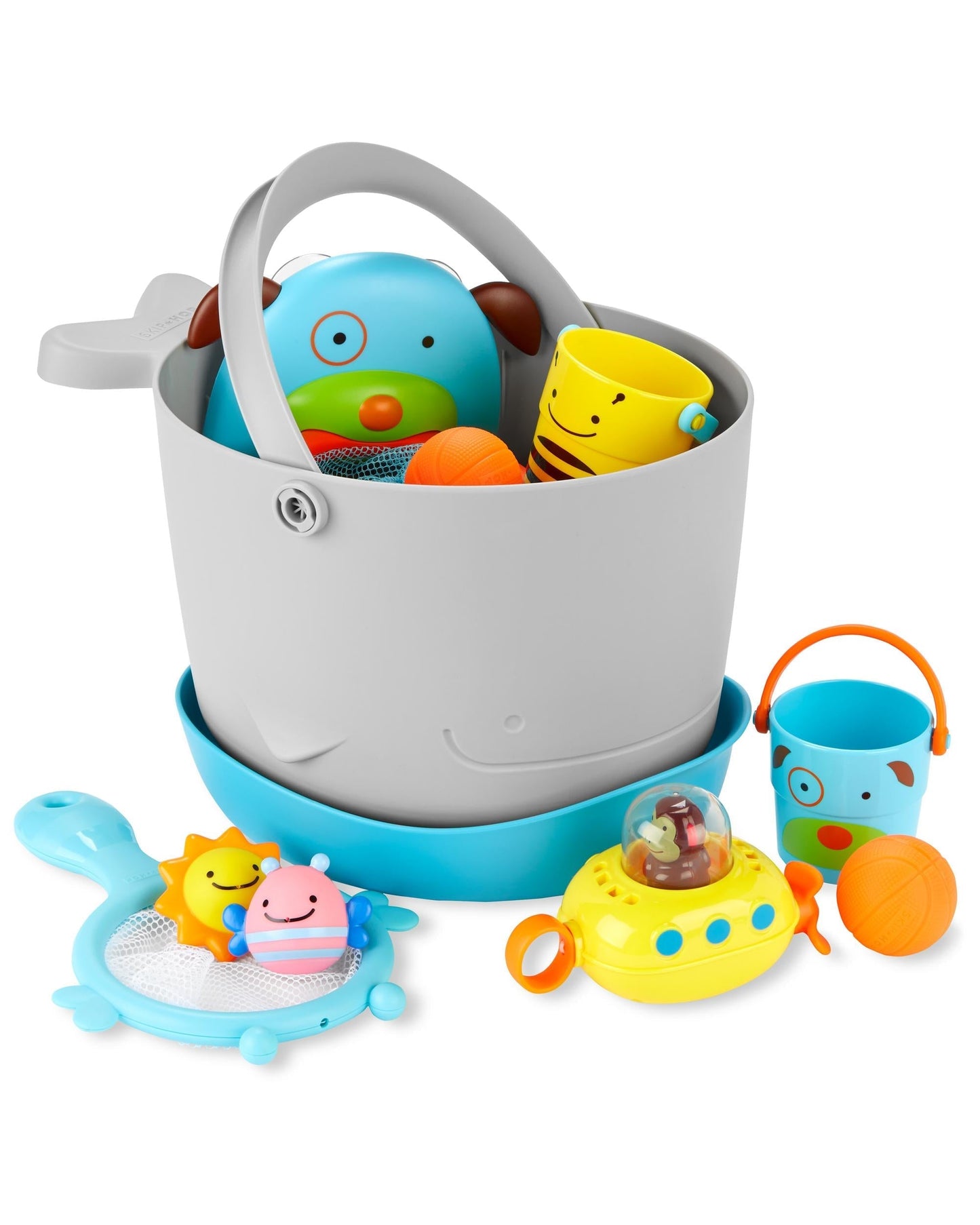 MOBY Fun-Filled Bath Toy Bucket Gift Set