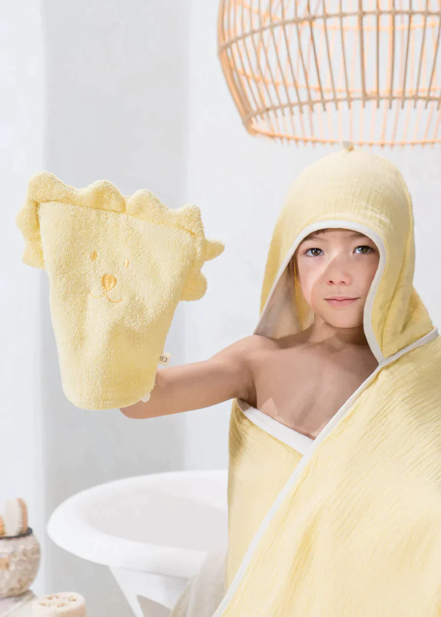 100% Organic Cotton wash Glove