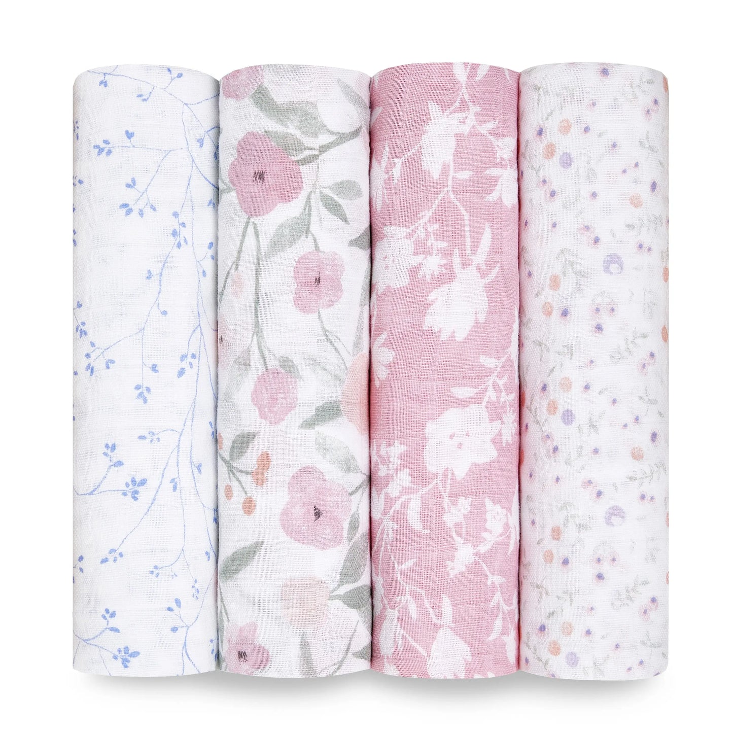 Cotton Muslin Swaddles 4pk