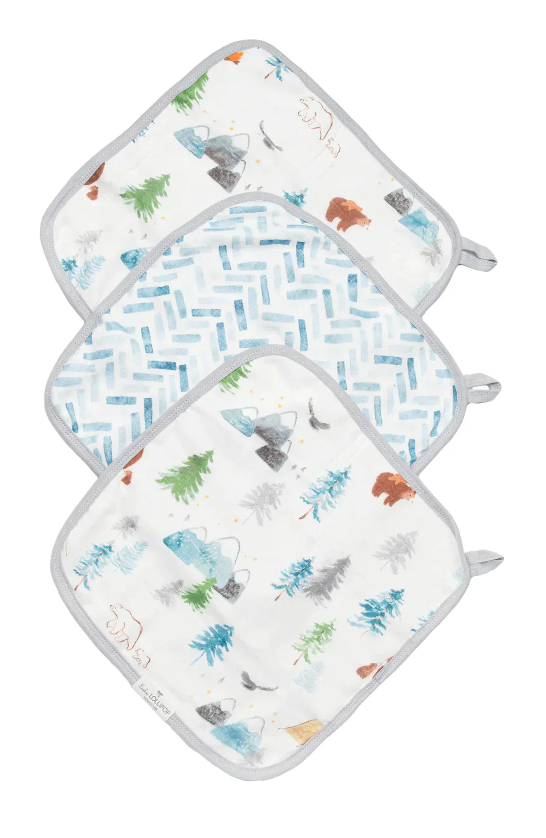 Washcloth 3-pieces Set