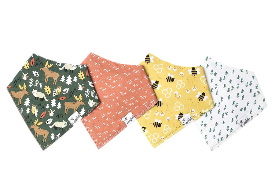 Bandana Bib 4 Pk