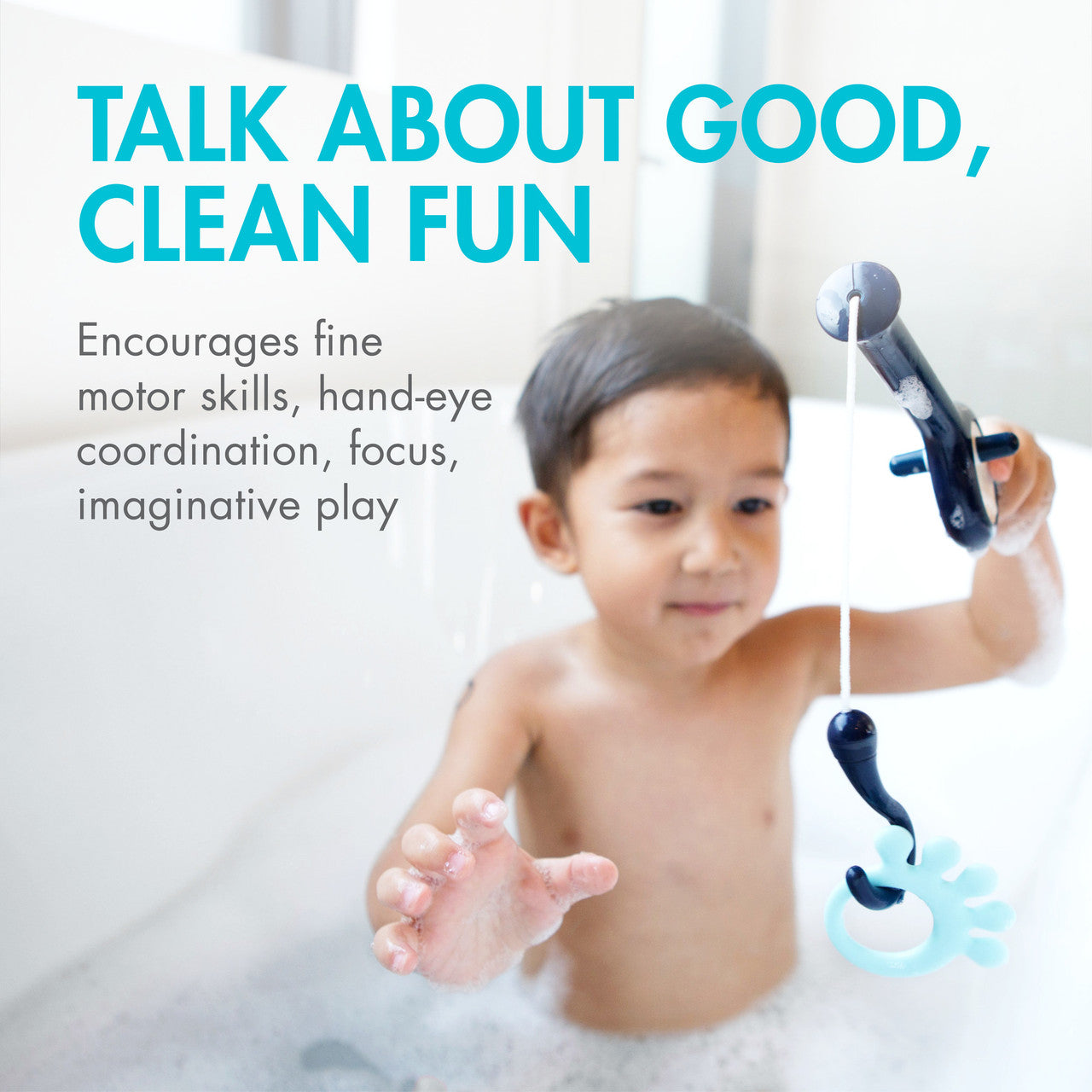 CAST Fishing Pole Bath Toy