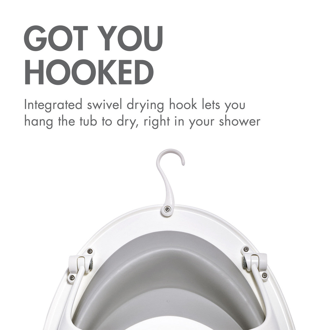 NAKED 2-Position Collapsible Bathtub