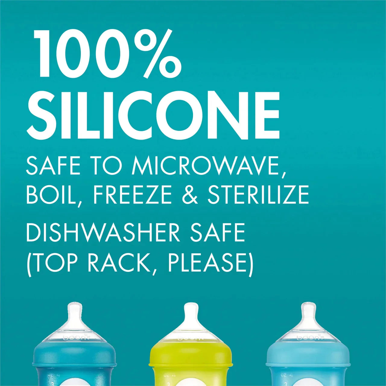 NURSH Silicone Nipples 3pk