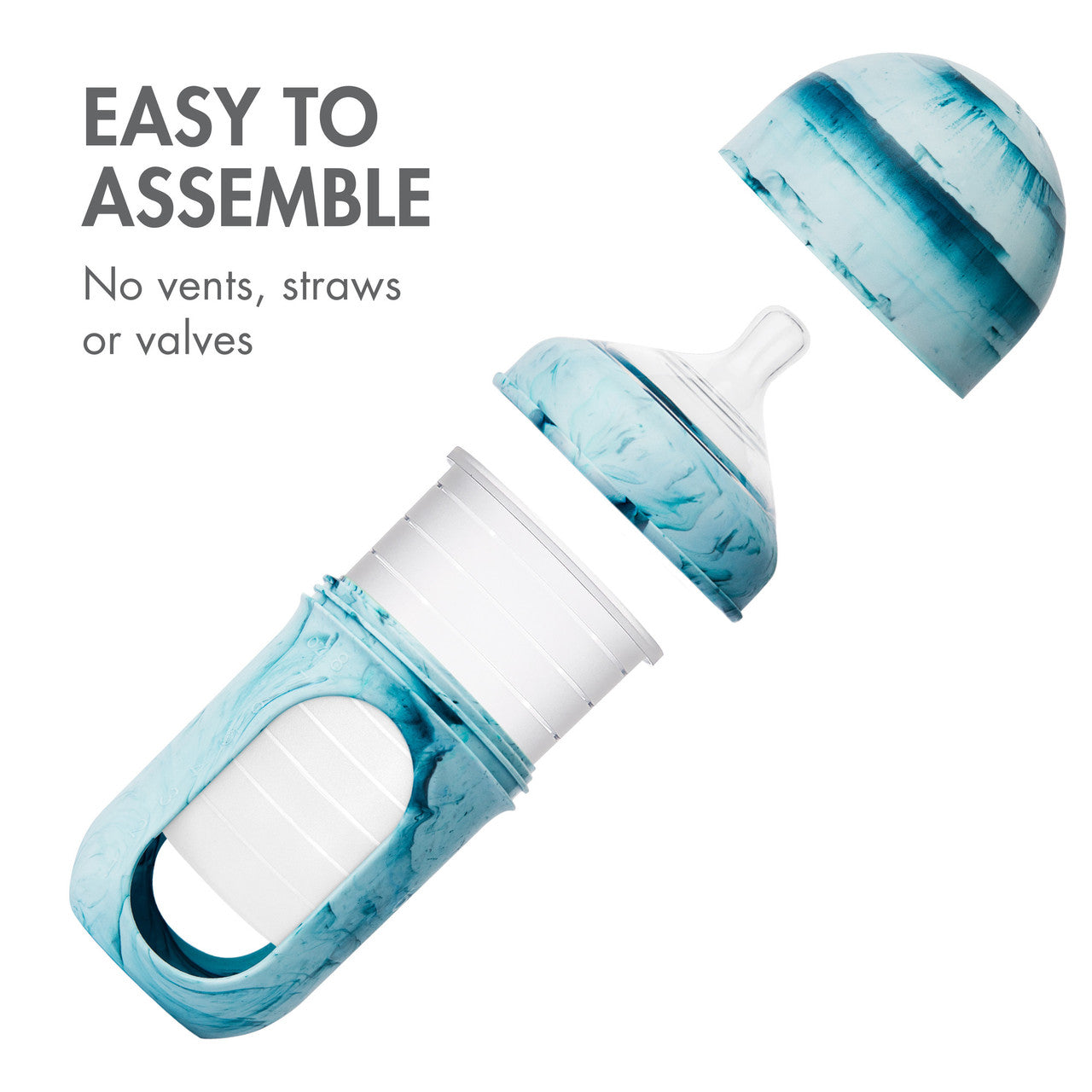 NURSH Silicone Pouch Bottle 4oz 3pk