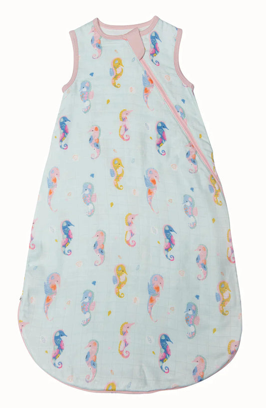 Sleep Bag Lightweight Painterly Seahorse 3-12M