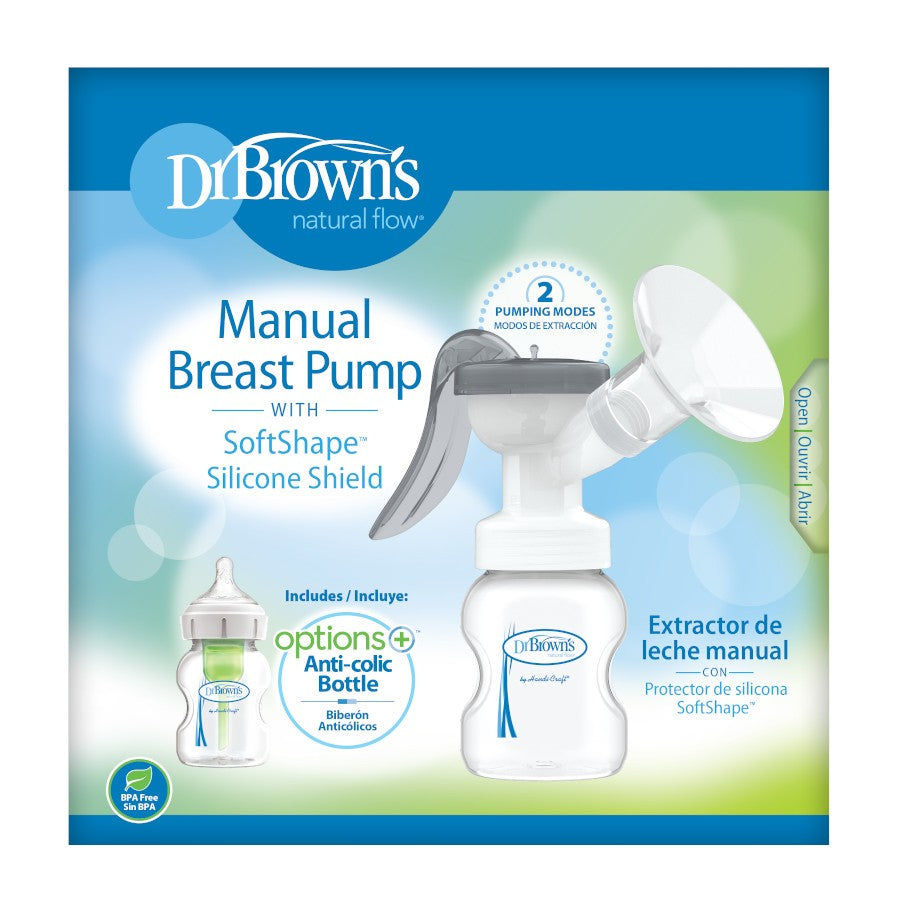 Dr Brown's Manual Breast Pump with SoftShape Silicone Shield