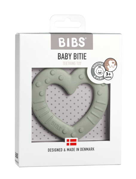 BIBS Baby Bitie Heart ONE SIZE