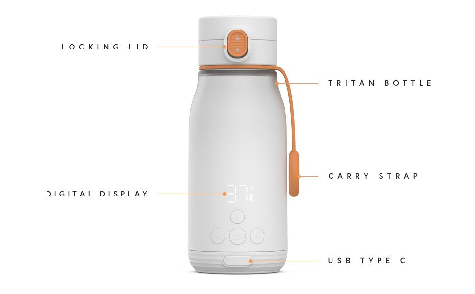 BuubiBottle Smart Portable Milk Warmer