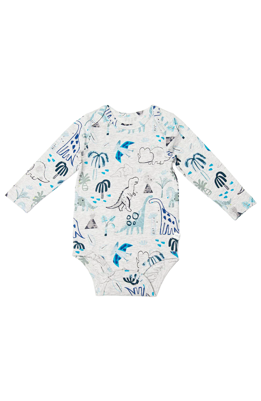 Long Sleeve Bodysuit Dinosaurs