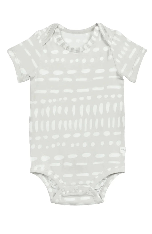 Bodysuit Grey Mudcloth 12-18M