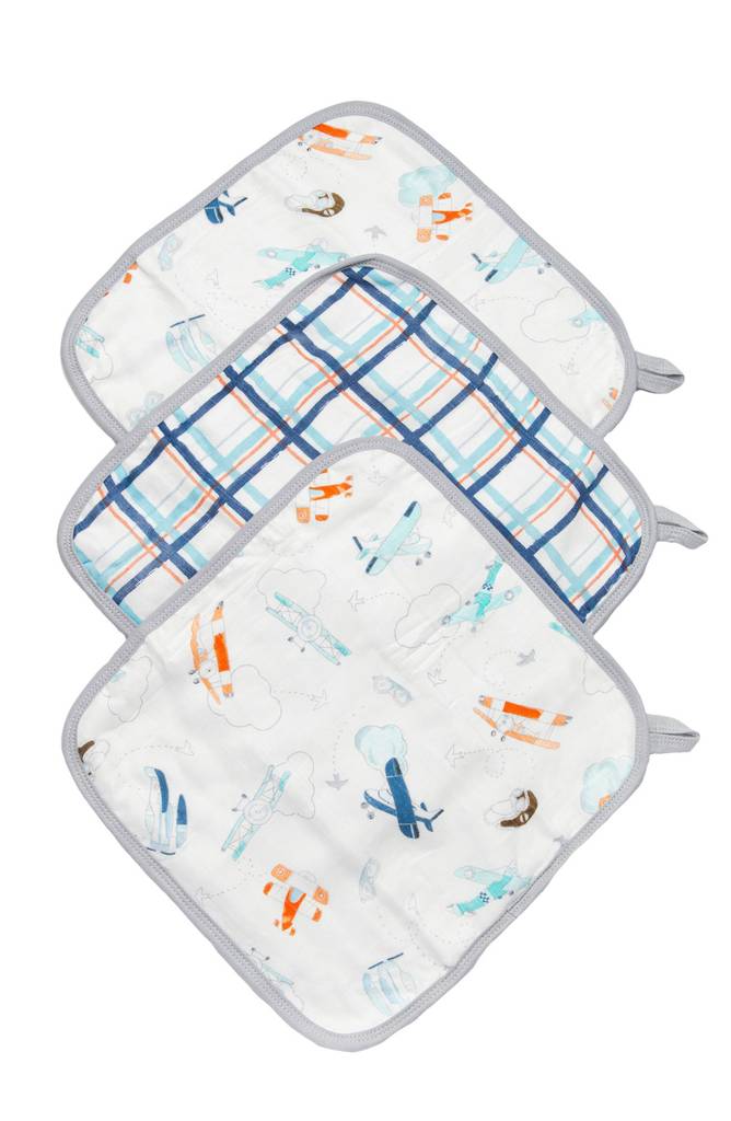 Washcloths 3-Pieces Set