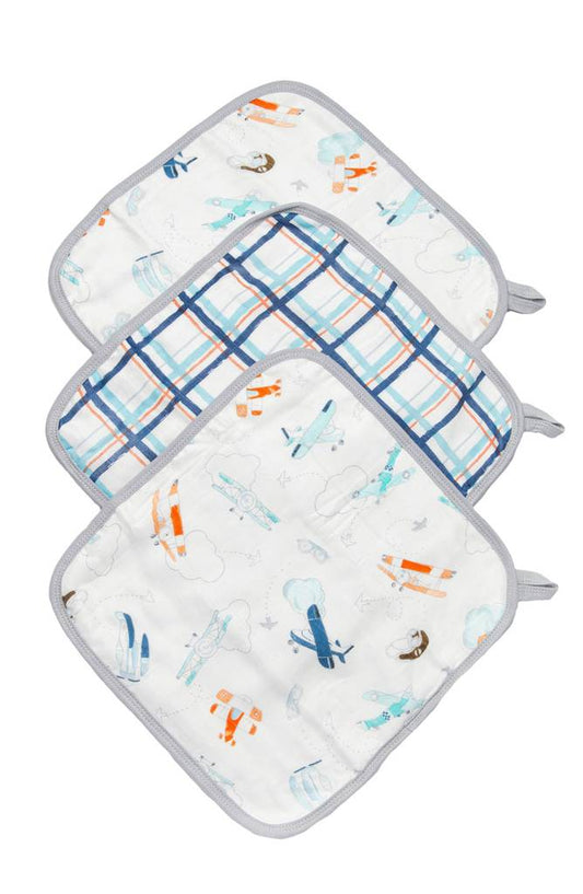 Washcloths 3-Pieces Set