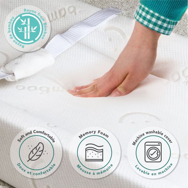 Memory Foam Contoured Change Pad w/ Storage Pocket