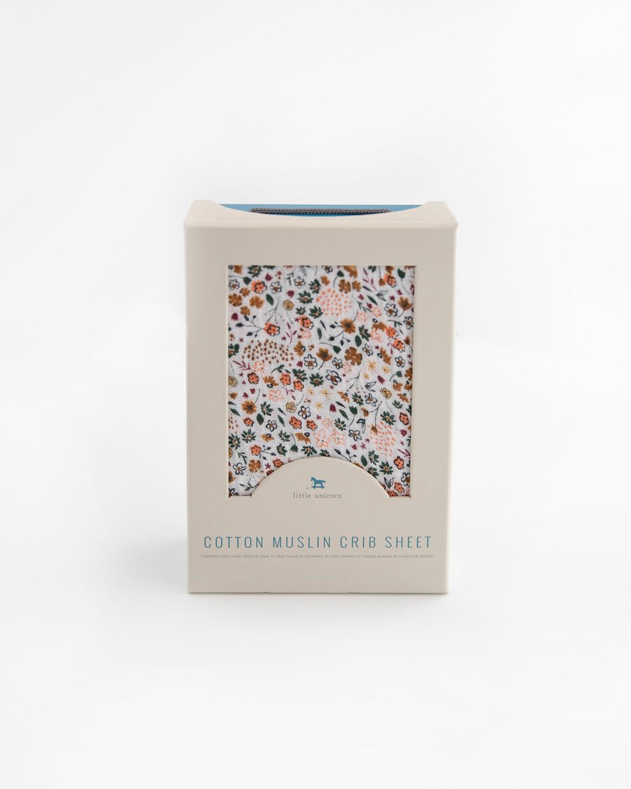 Cotton Muslin Crib Sheet