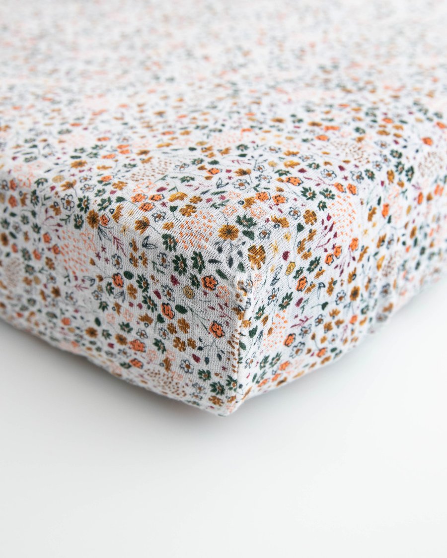 Cotton Muslin Crib Sheet