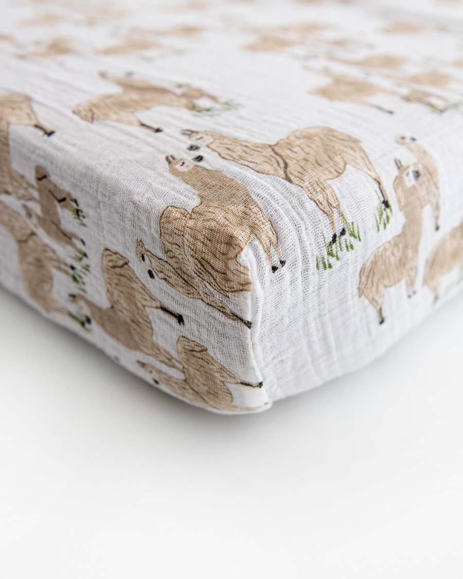 Cotton Muslin Crib Sheet