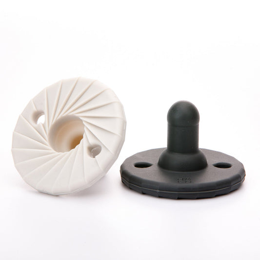 Tokyo Pop Pacifier - Dove/Coal