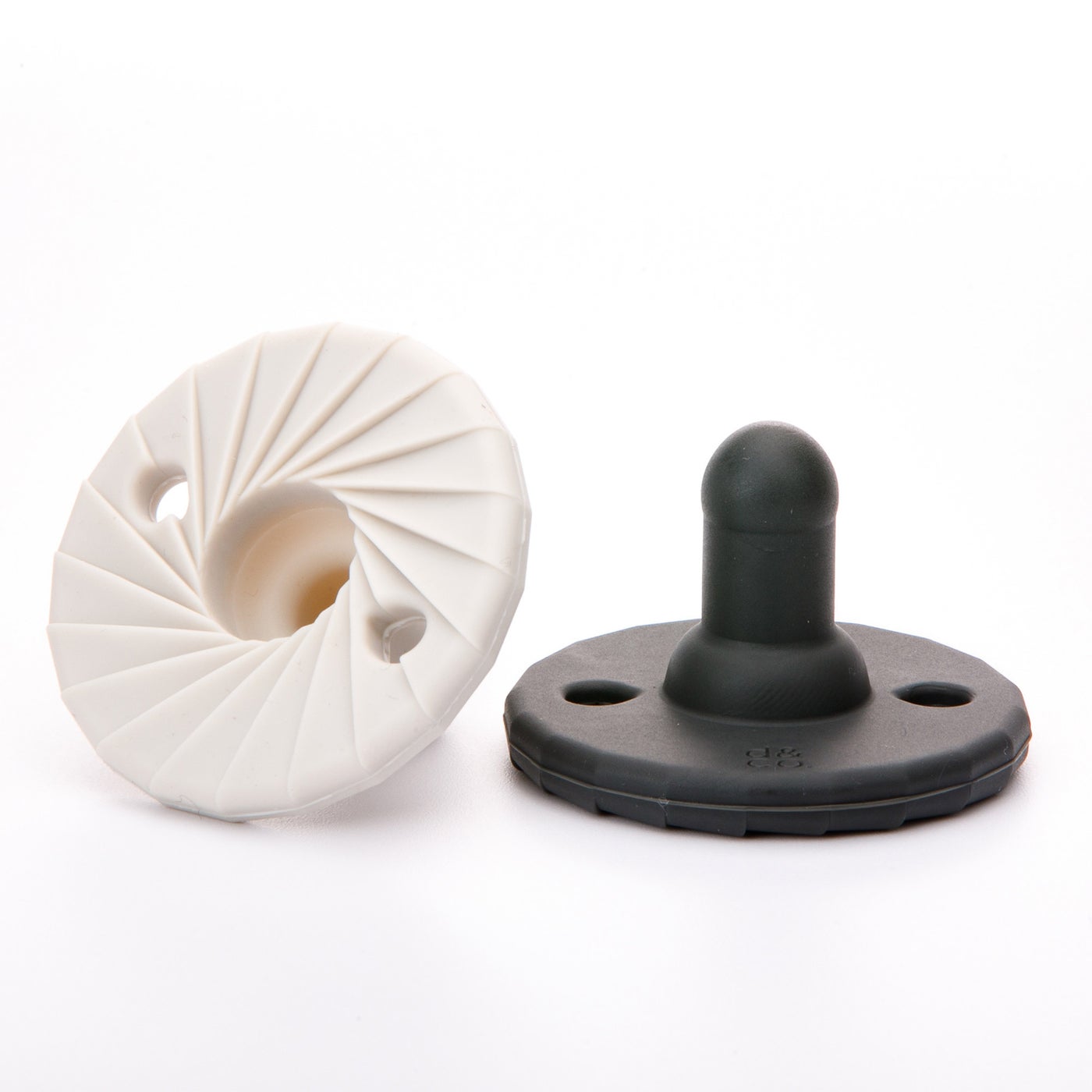 Tokyo Pop Pacifier - Dove/Coal