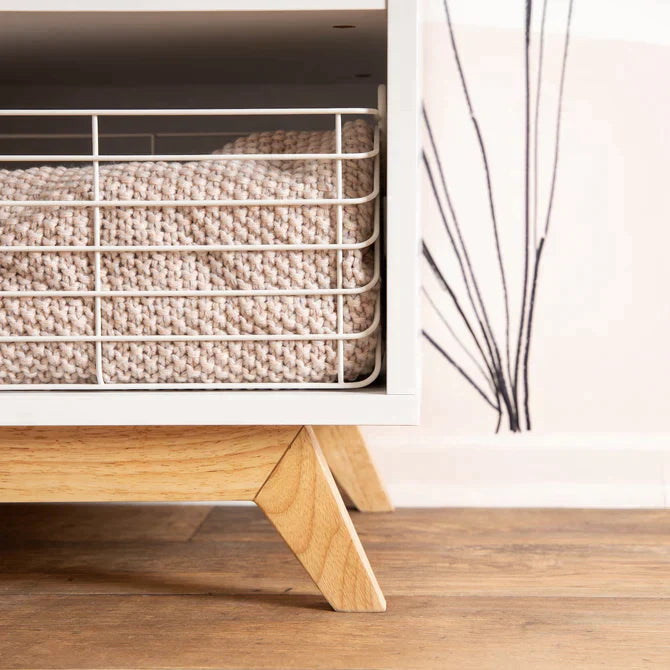 Central Park 3 drawer Two Shelves Dresser