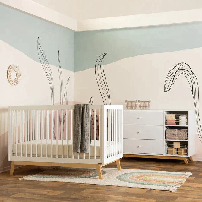 Central Park 3 drawer Two Shelves Dresser