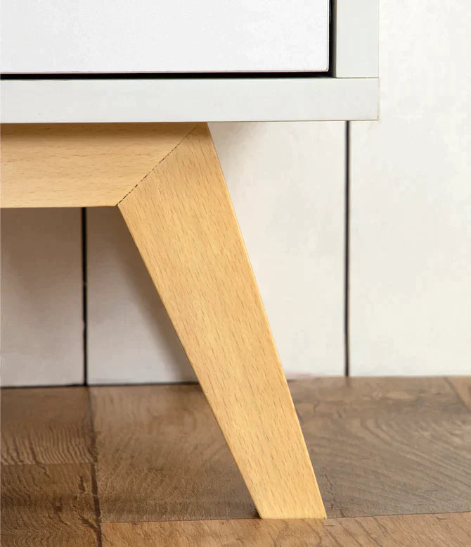 Tribeca 6-Drawer Dresser White/Natural