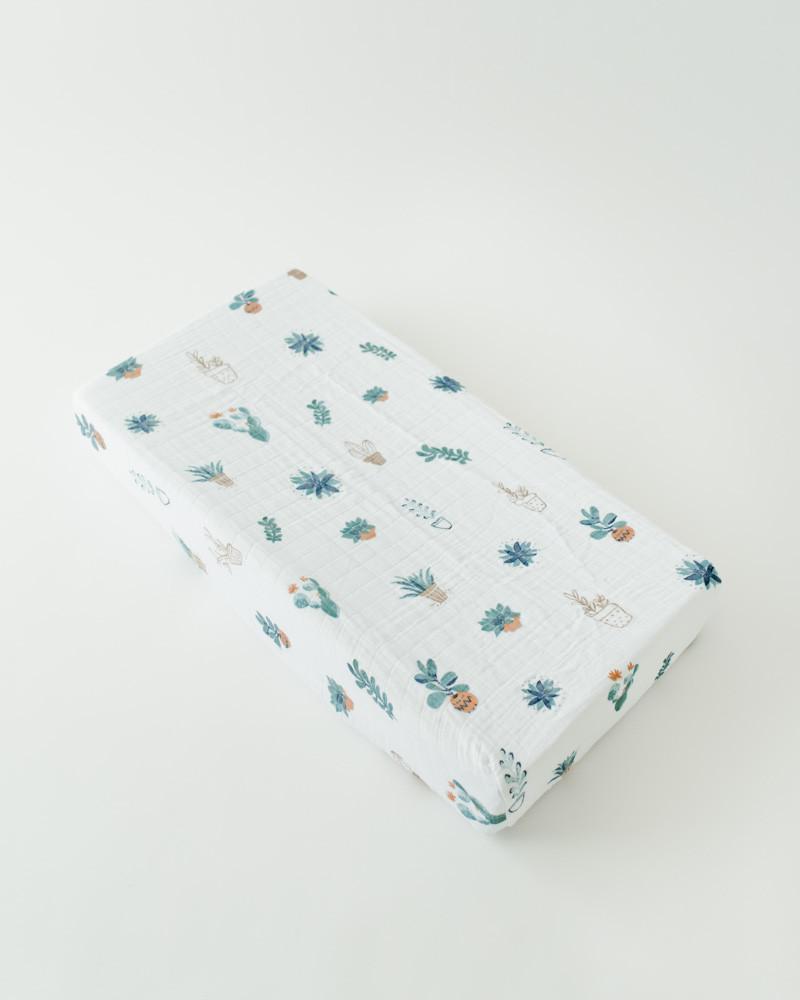 Cotton Muslin Changing Pad Cover