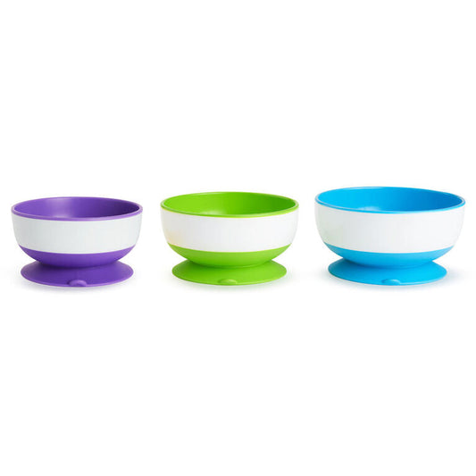 Stay Put Suction Bowls - 3pk
