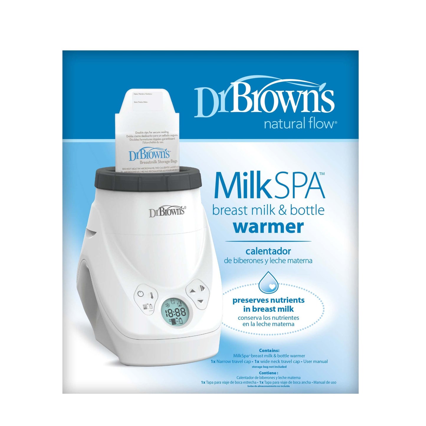 Dr Brown's MilkSPA Breast Milk and Bottle Warmer