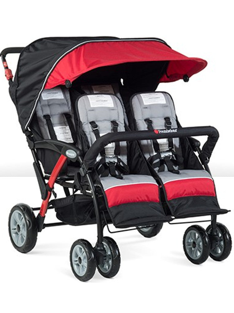 Foundations Sport Splash Quad 4 Passenger Stroller