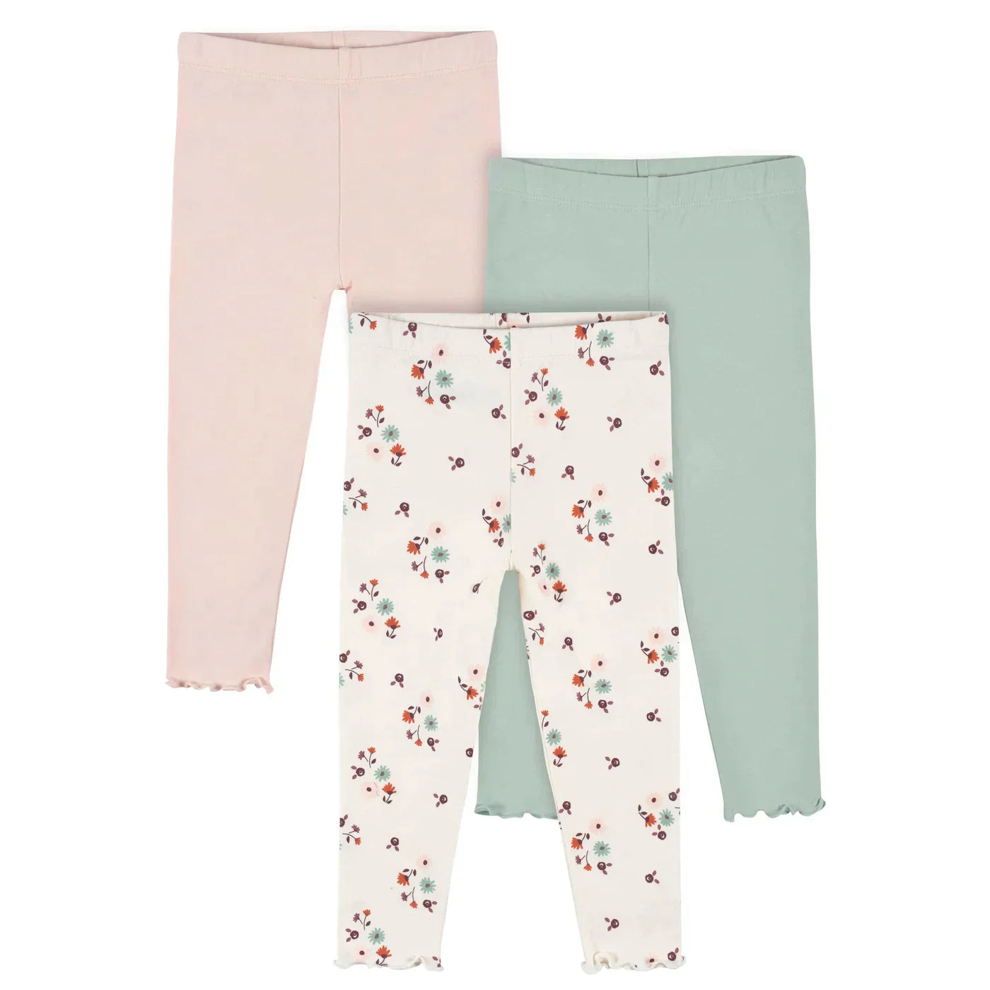 Green Floral 3 Pk Set