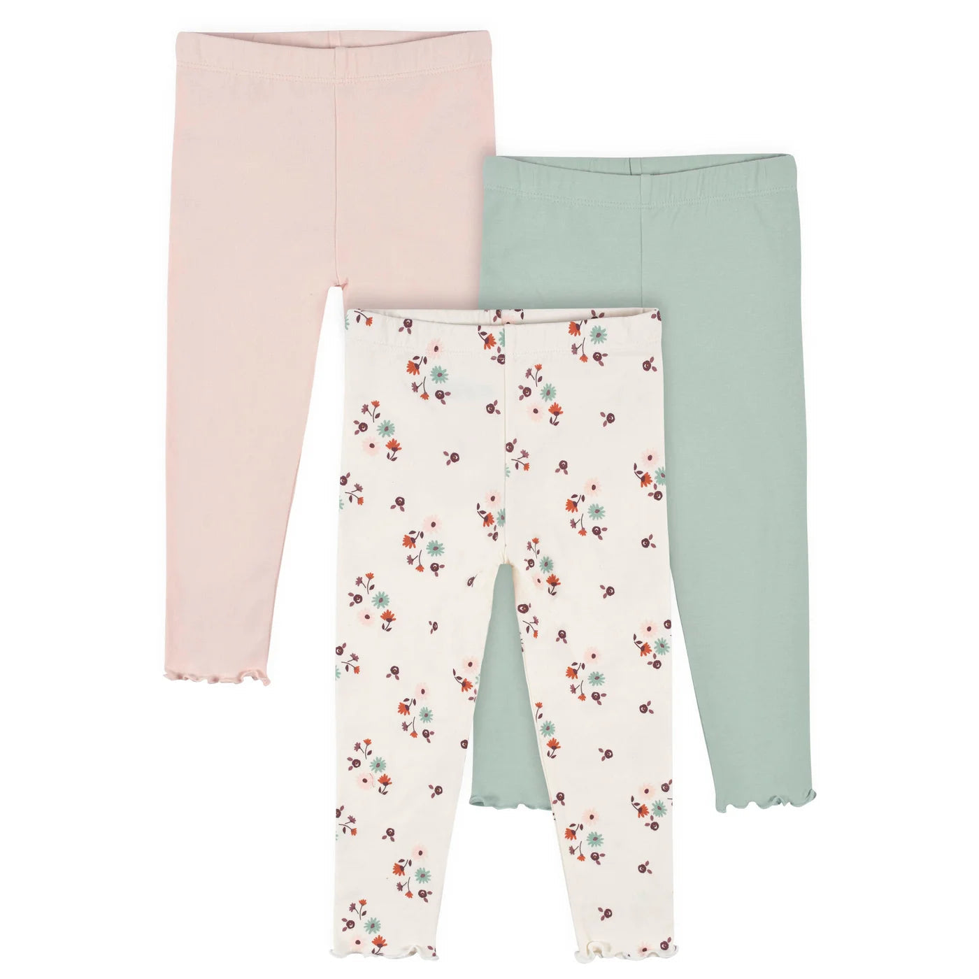 Green Floral 3 Pk Set