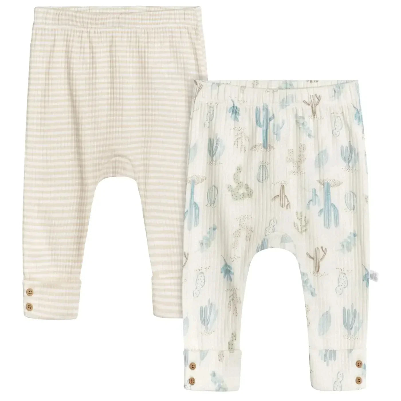 Just Born Desert Cactus Pants 2 pk