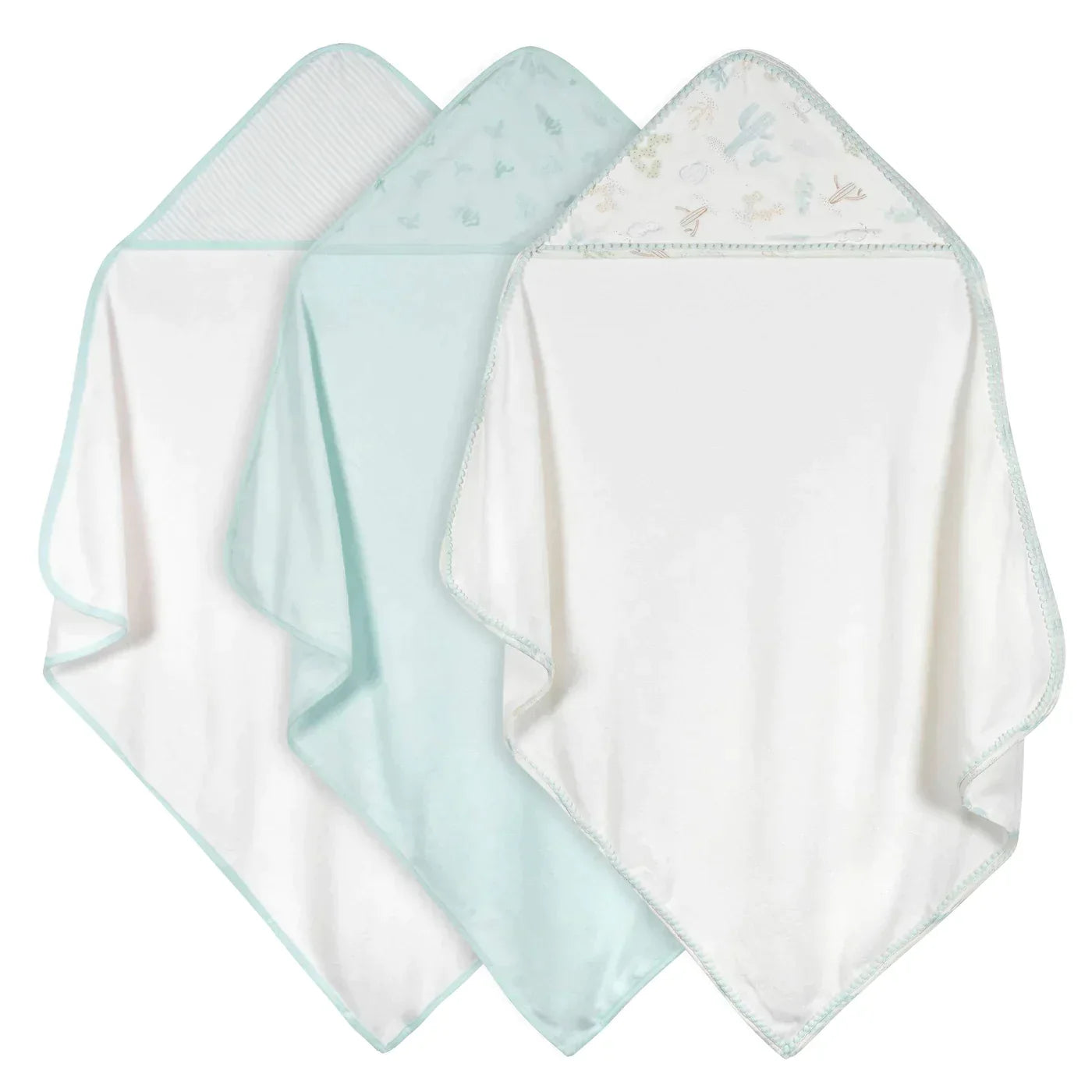 Just Born 3-Pack Hooded Towels