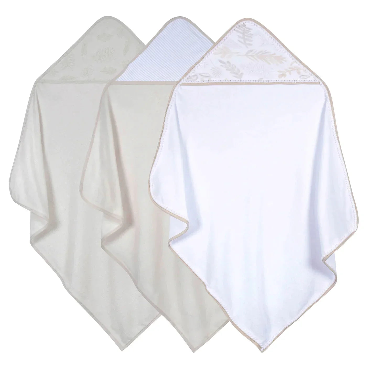 Just Born 3-Pack Hooded Towels