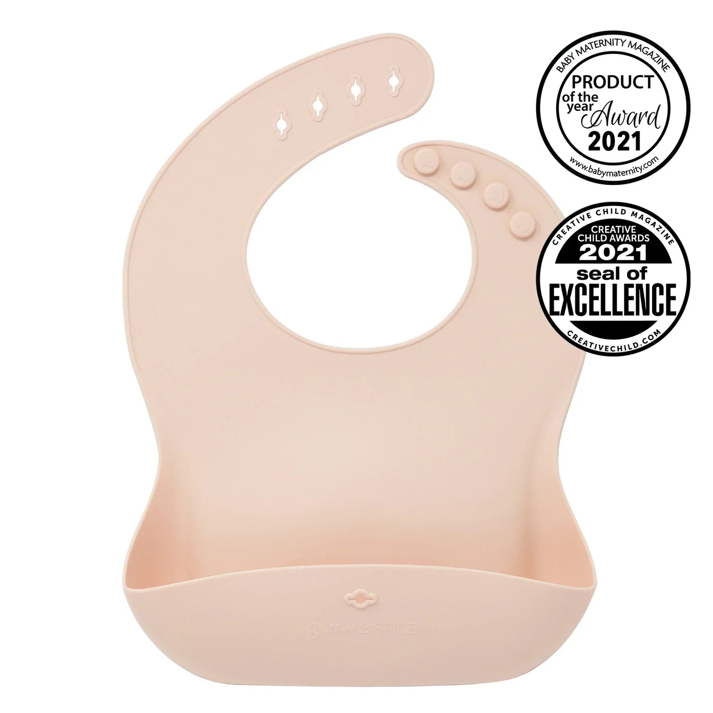 Glitter & Spice Silicone Food Bib