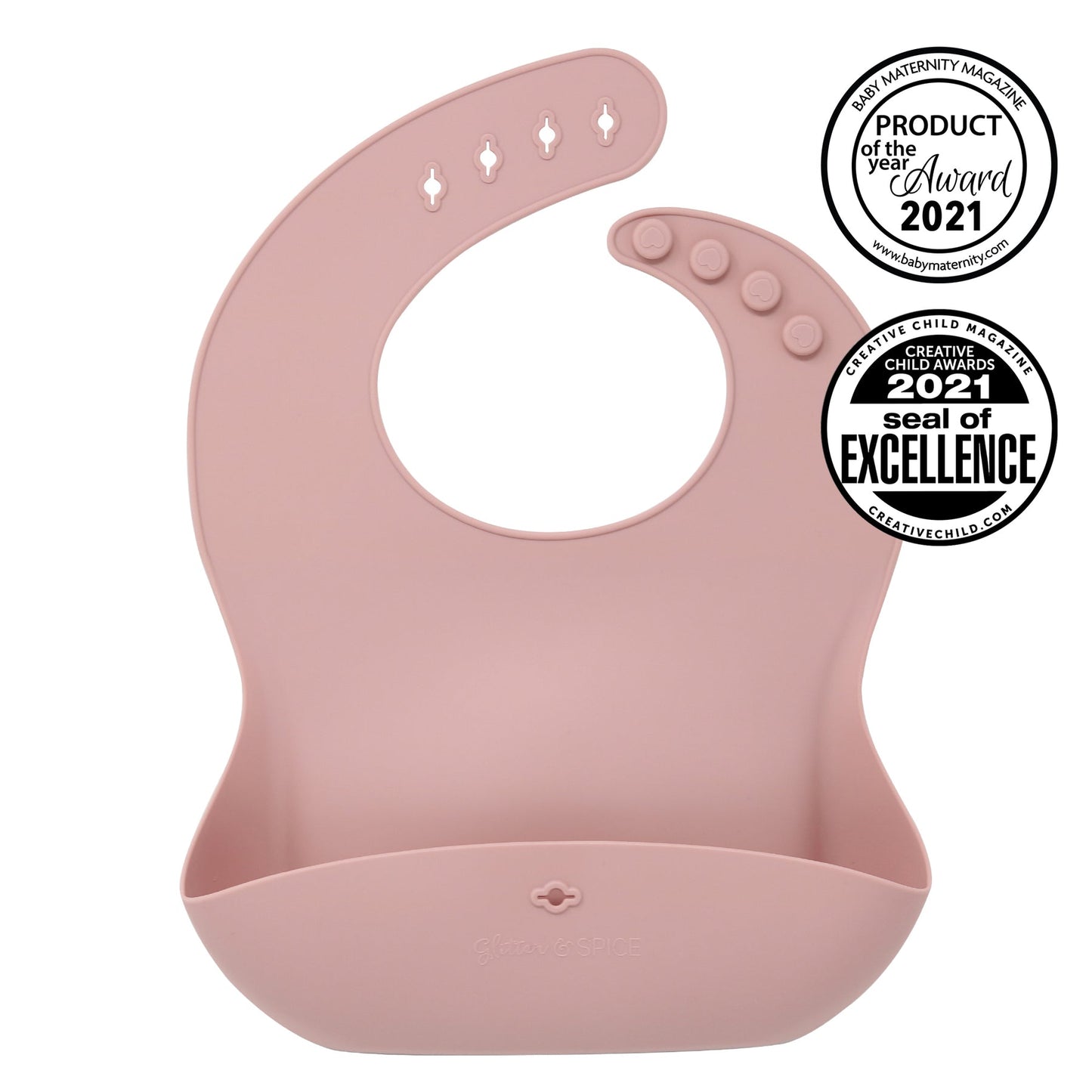 Glitter & Spice Silicone Food Bib