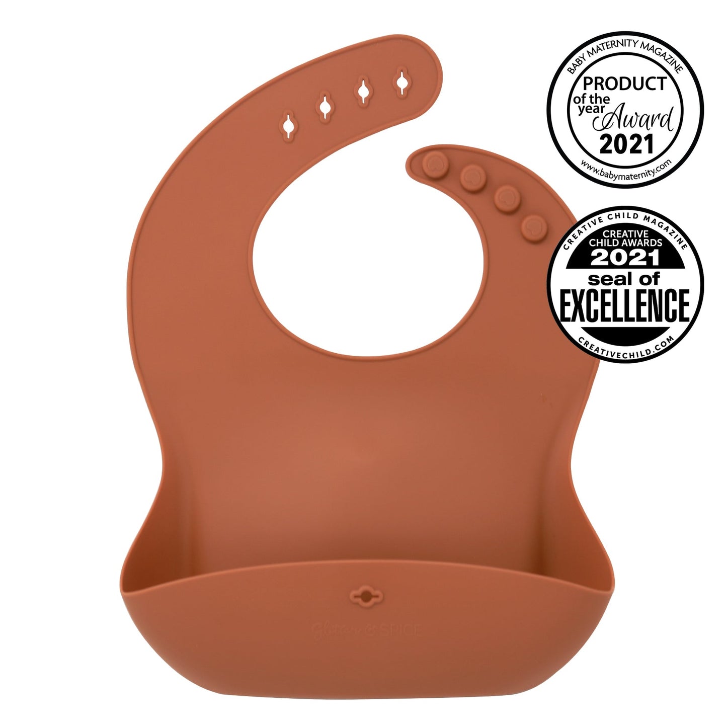 Glitter & Spice Silicone Food Bib