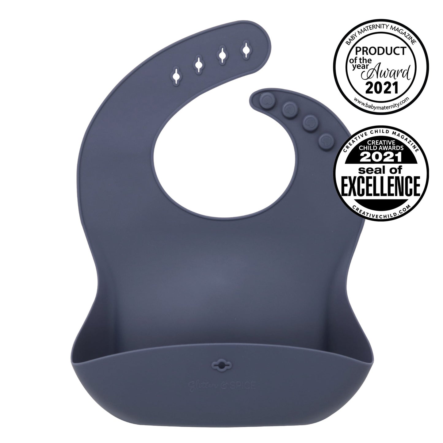 Glitter & Spice Silicone Food Bib