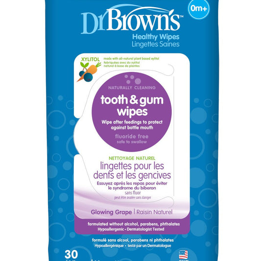 Tooth and Gum Wipes, 30 Count