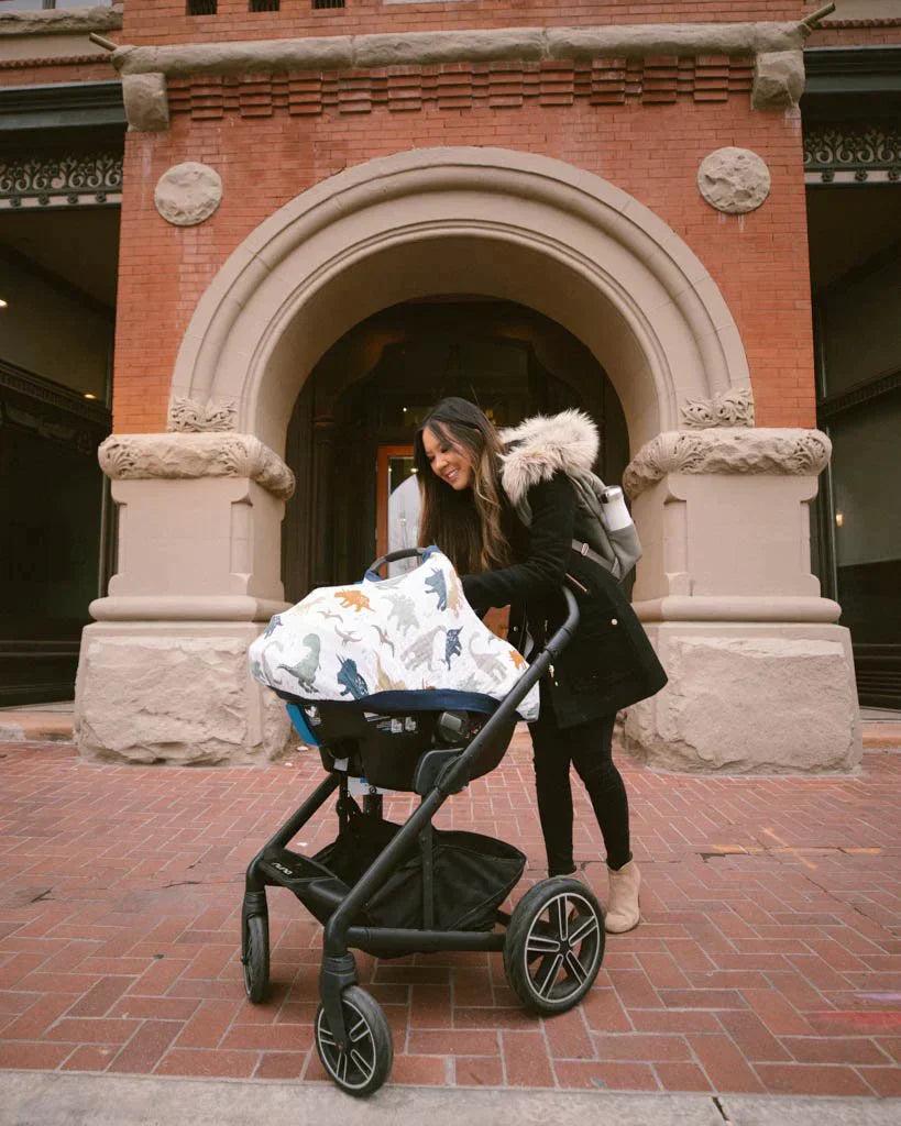 Cotton Muslin Car Seat Canopy