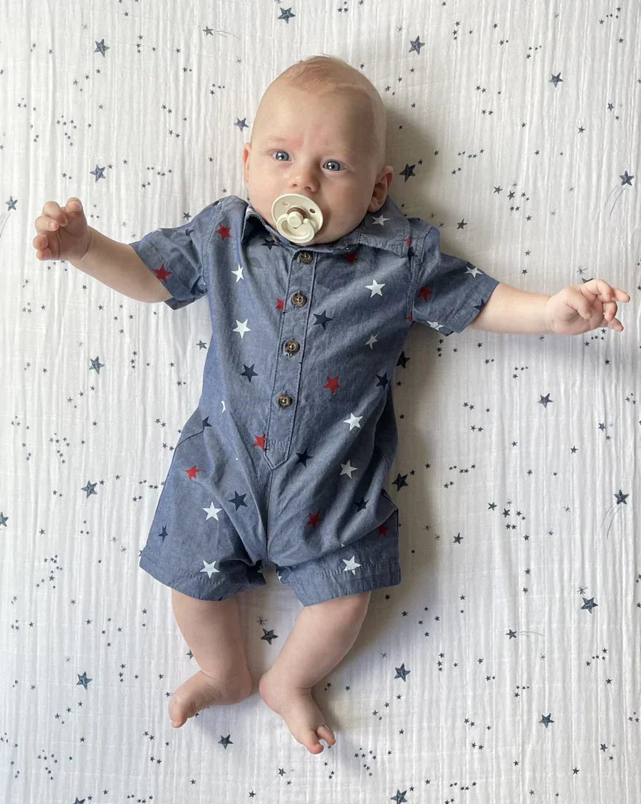 Cotton Muslin Crib Sheet