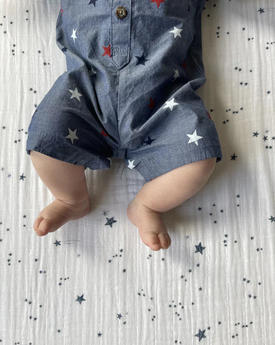 Cotton Muslin Crib Sheet