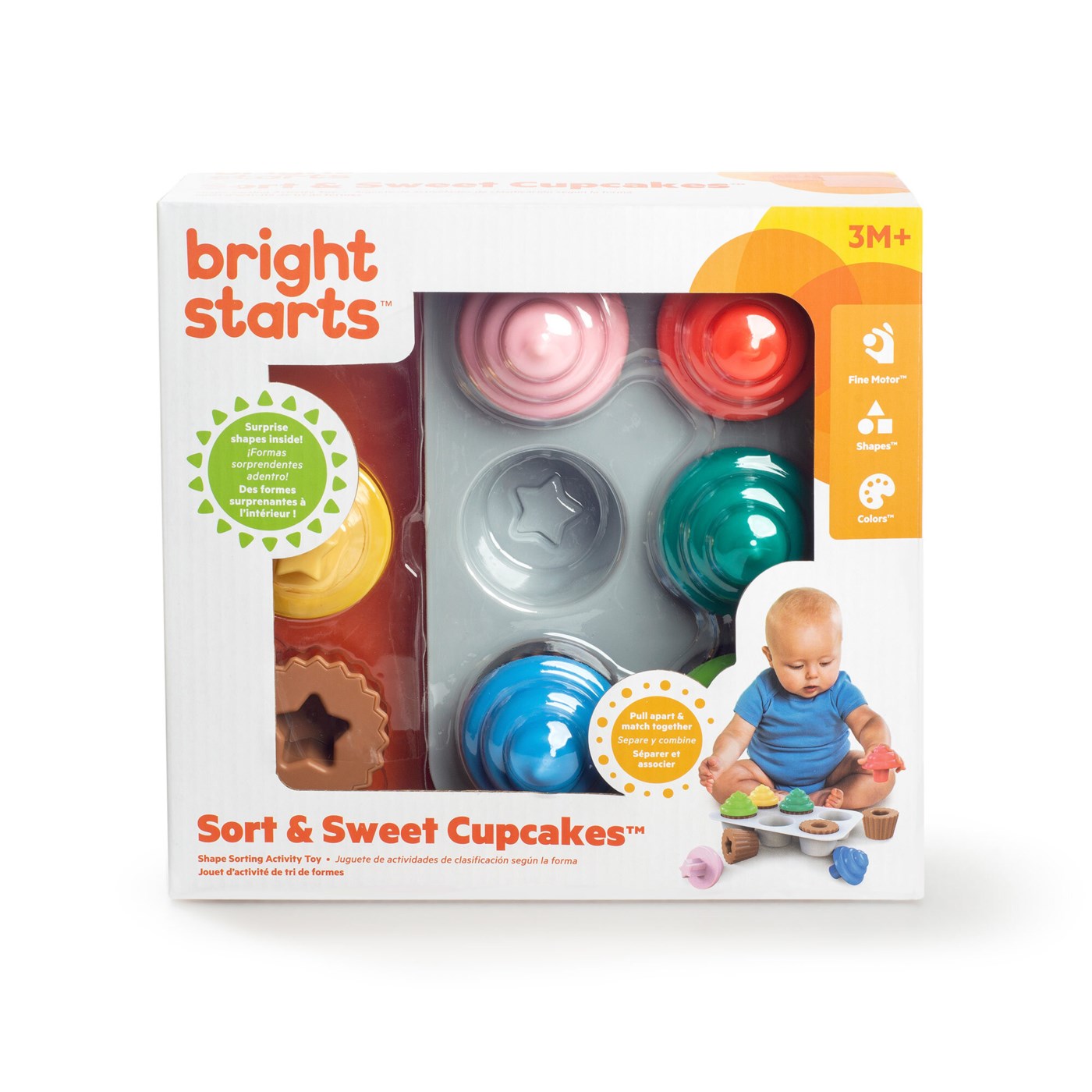Sort & Sweet Cupcakes Shape Sorting Activity Toy