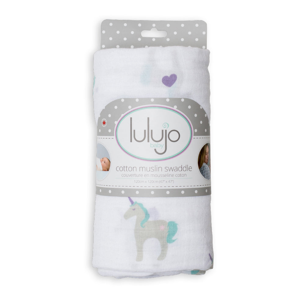 Lulujo Cotton Muslin Swaddle