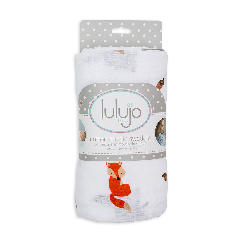Lulujo Cotton Muslin Swaddle
