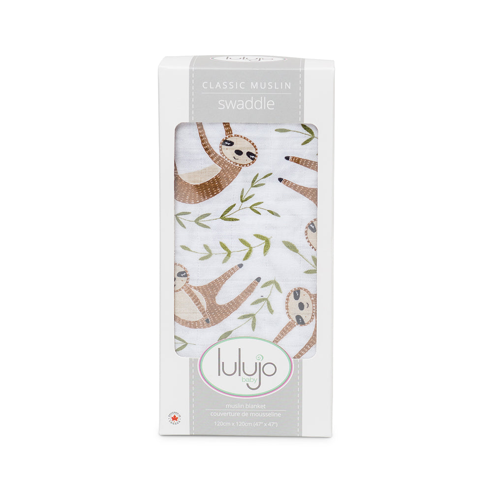 Lulujo Cotton Muslin Swaddle