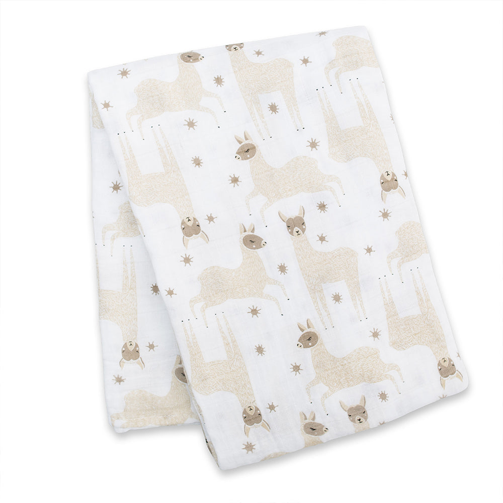 Lulujo Cotton Muslin Swaddle