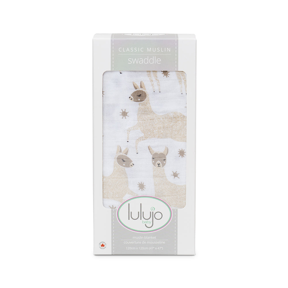 Lulujo Cotton Muslin Swaddle