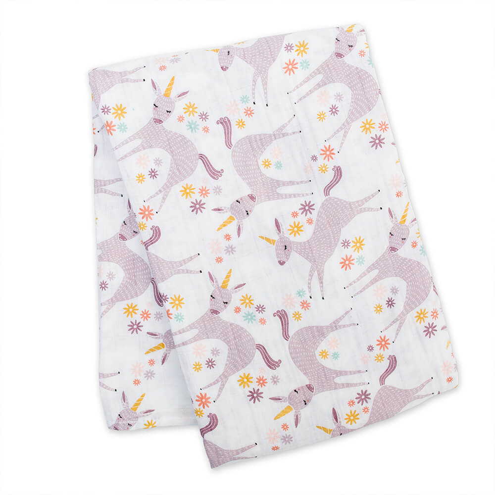Lulujo Cotton Muslin Swaddle